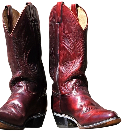 Abilene Boot Co. Other - Abilene Brown Leather Western Boots with Decorative Stitching Men 10